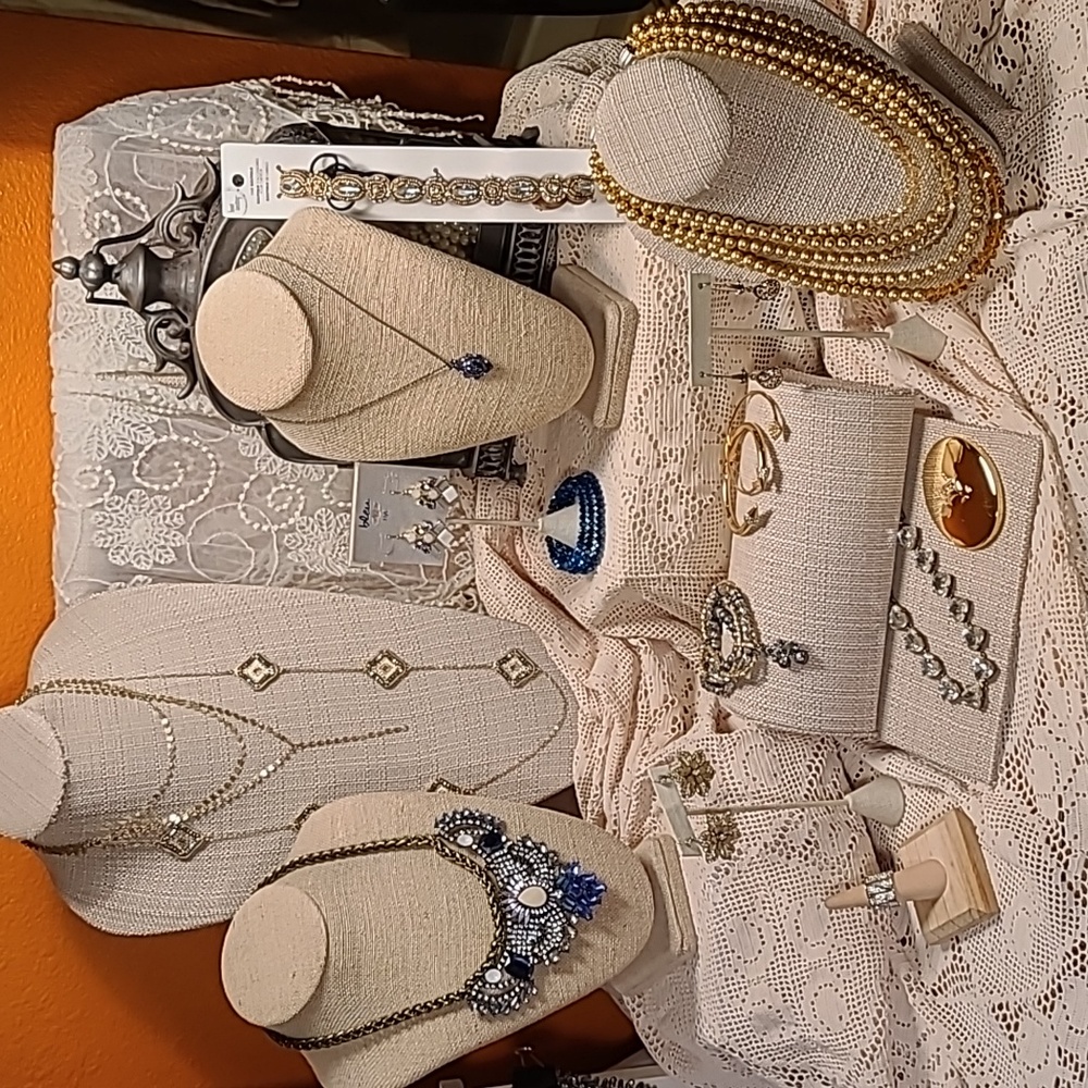 Bling! 16-Item J.Crew, Baublebar, Stella & Dot-Rhinestone & Pearl Jewelry Bundle